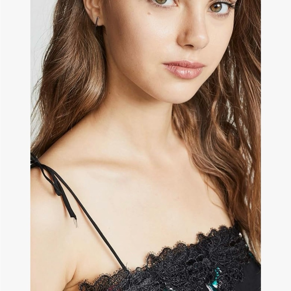 BB Dakota Black Lace Midi Dress